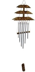 Resim Bambu Metal Çanlı Rüzgar Çanı 