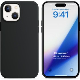 Resim Microsonic iPhone Uyumlu 15 Kılıf Liquid Lansman Silikon 