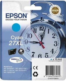 Resim Tonersepeti Epson 27xl-t2712-c13t27124020 Mavi Kartuş 