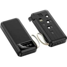 Resim Powerbank Şarj Cihazı 4 Çıkışlı 20.000 Mah Powerbank Kompakt Yüksek Kapasiteli Hızlı Şarj Çok Renkli 