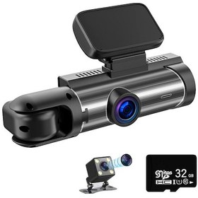 Resim Xindoker M8 Pro Araba Kaydedici, 3 Lensli Ön+iç+arka , 1080p Hd, 170 Geniş Açı, Gece Görüşü, Döngü Kayıt, 24 Saat Park Monitörü, Wıfı + 32gb Kart 