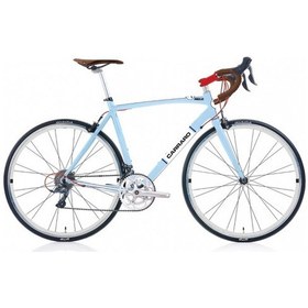 Resim Mıglıa 28" 16-v Cb Açık Mavi-beyaz-kırmızı-koyu Mavi 52cm Yol Bisikleti Mavi 