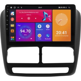 Resim Carvocal Fiat Doblo (2011-2015) Android 14 Multimedya - 2 GB Ram - 32 GB Hafıza - Carplay CRV4108XP 