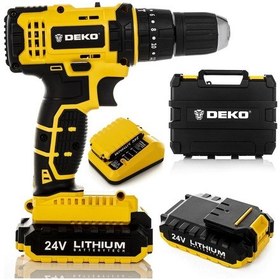 Resim Deko Q-Torx 24V 5 Ah Li-ion Çift Akülü Darbeli Matkap Vidalama 