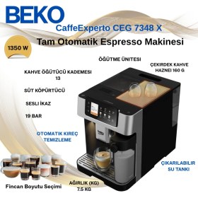 Resim Beko Ceg 7348 x Caffeexperto® Tam Otomatik Espresso Makinesi 