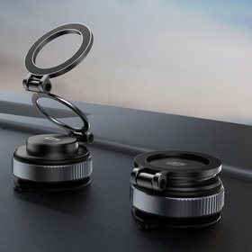 Resim Go Des GD-HD238 360 Derece Dönebilen Vakum Özellikli Magnetik Telefon Tutucu - Siyah 