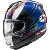 Resim Arai Rx-7V Cbr Blue Kapalı Kask Beyaz - Mavi - Siyah 