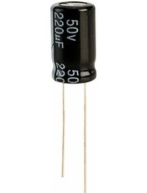 Resim 220uf 50v Elektrolitik Kondansatör 10x16 5mm 85c 10 Adet Pcs 