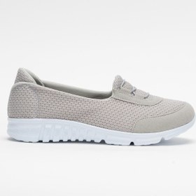 Resim Liger Ortopedik Kadın Yürüyüş Ayakkabısı GRİ - BEYAZ 