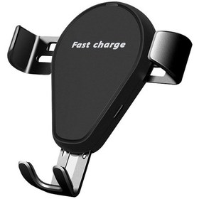 Resim Kt-c5 15w Dönebilen Araç Yerçekimi Kablosuz Şarj Cihazı Hava Çıkışlı Cep Telefonu Tutucu - 