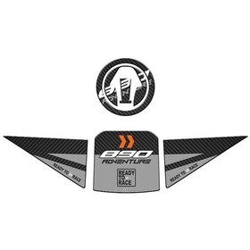 Resim SKM KTM 890 ADVENTURE 2020-22 UYUMLU TANK PAD SET 001 
