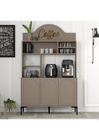 Resim Lyon Kahve Köşesi 120cm - Atlas / Siyah 