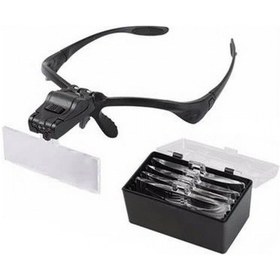 Resim -ışıklı Gözlük Büyüteç - 5 Farklı Lens 9892b 