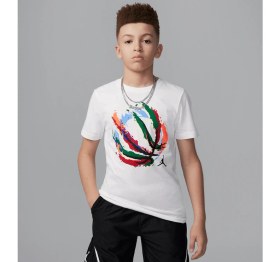 Resim Nıke Jordan Jdb Bball Fıre Ss Tee Erkek Çocuk Tişört 