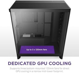 Resim NZXT H7 Flow 2024 Fanlı E-ATX Oyuncu Kasası 
