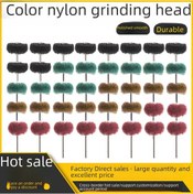 Resim Mufunye 40 Adet Nilon Fiber Paspas Taşlama Ucu Seti - Fırçalı Polisaj Makinesi Aksesuarı - Dayanıklı Malzemeyle Üretildi - Toptan Ve Stokta 