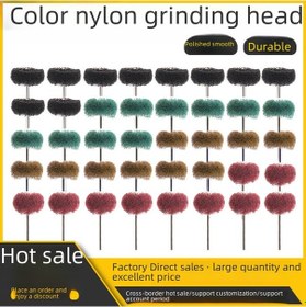 Resim Mufunye 40 Adet Nilon Fiber Paspas Taşlama Ucu Seti - Fırçalı Polisaj Makinesi Aksesuarı - Dayanıklı Malzemeyle Üretildi - Toptan Ve Stokta 