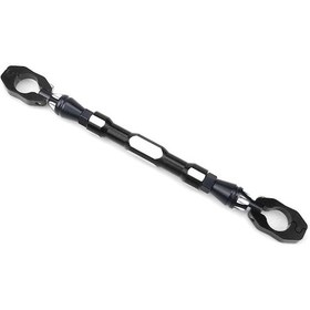 Resim CNC Alüminyum Motosiklet Gidon Crossbar Ayarlanabilir Uzunluk 