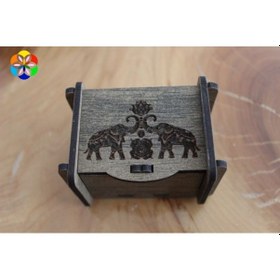 Resim Hediye, Değerli Taş, Pandül & Takı Kutusu Küçük Boy Şans Filleri 