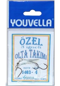 Resim Youvella 1403 Hazır 3 İğneli Yemli Takım No:4 