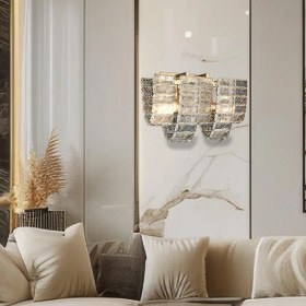 Resim Apliqa Loya Kristal Taşlı Yatak Başı, Salon Aplik 