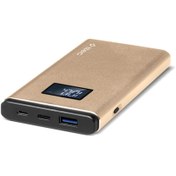 Resim Ttec AlumiSlim LCD Serisi 10.000mAh Taşınabilir Şarj Cihazı Altın QC 3.0 