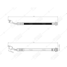 Resim SVAC 730192 Ön Sol Fren Hortumu Skystar 98- 