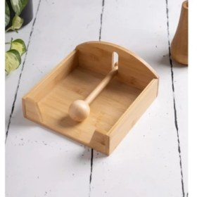 Resim Periboia Ahşap Peçetelik 