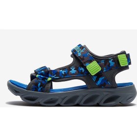 Resim Skechers Hypno - Splash Büyük Erkek Çocuk Mavi Işıklı Sandalet 400077L Bllm Mavi 