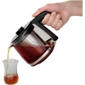 Resim Güzel Hediyem Tea Expert Deluxe Cam Demlik + Filtre Muadil Cam Demlik 