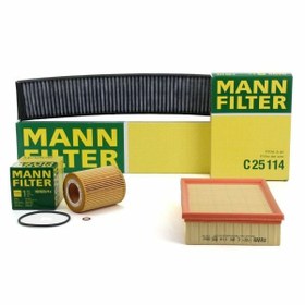 Resim Bmw E46 Kasa 320i M52 Periyodik Bakım Filtre Seti Mann Marka HU925-4x - C25114 - CUK6724 