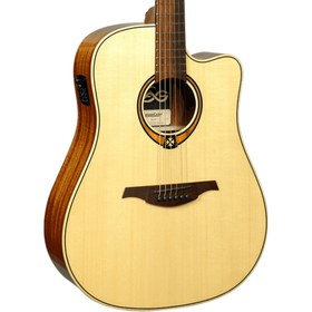 Resim LAG GLA T88DCE Tramontane Dreadnought Akustik Gitar 