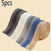 Resim 5 Adet Kendinden Yapışkanlı Ütüyle Yapışan Etek Kenarı Bantı - Pantolon, Kot ve Pantolonlar için DIY Dikiş Aksesuarları, Beyaz/Siyah 