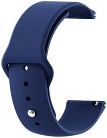 Resim Gpack Garmin Forerunner 265 ile Uyumlu Kordon, Mat Klasik Silikon, Lacivert 