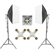 Resim 4 Duylu Softbox (2 Adet) + 2 M Işık Ayağı Lambasız 