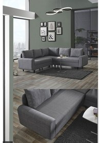Resim Kagu Corner Flavia Plus Köşe Takımı Gri 