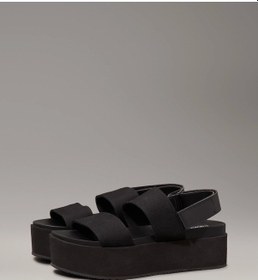 Resim Calvin Klein Flatform Sandal Slıng In Siyah 