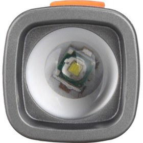 Resim Usb Şarjlı El Feneri 800 Lümen Kamp Lambası Yan Led Özellikli Klipsli Gri 