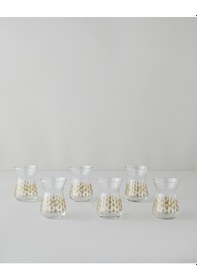Resim English Home Gold Leaves Cam 6'lı Çay Bardağı 132 Ml Şeffaf-gold Şeffaf-gold 