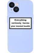 Resim mooodcase Iphone 13 Uyumlu Everythink Desenli Kamera Lens Korumalı Darbe Emici Silikonlu Lansman Kılıf 