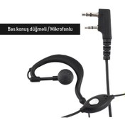 Resim Mbl Bas Konuş Mikrofonlu Pmr Telsiz Kulaklık 2 Pin 3.5mm*2.5mm 