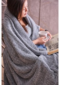 Resim Zeynep Tekstil Flufy Wellsoft Tv Battaniyesi 110 x 170 CM 