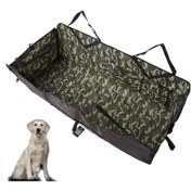 Resim Kamuflaj Desenli Su Geçirmez Araç Içi Arka Koltuk Evcil Hayvan Kedi Köpek Örtüsü Kılıfı 