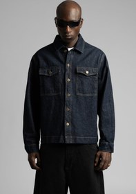 Resim Denim Ceket - Koyu Lacivert / S 
