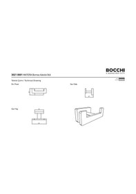 Resim Bocchi Matera Bornoz Askılık İkili Krom 3021-0001 Çok Renkli 