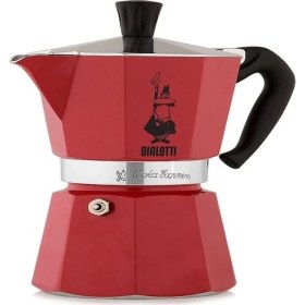 Resim Bialetti Moka Express Kırmızı 6 Cup 