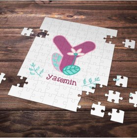 Resim Kalitehanem Kişiye Özel Y Harfi Tasarımlı Puzzle P9305S8867 