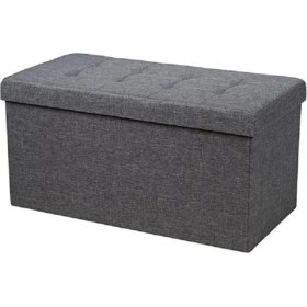 Resim Sandıklı Puf Bench / Çamaşır & Oyuncak Kutusu 35*70 cm 