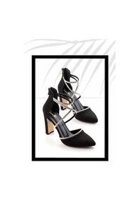 Resim Bambi Mat Siyah Kadın Abiye Ayakkabı K01926032138 Mat Siyah 