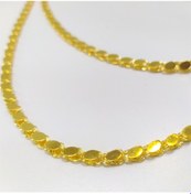 Resim 45Cm Pulu Arpa Zincir 14 Ayar Altın 